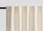 Adalee Velvet Curtain 96 Ivory