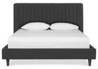 Abbott Upholstered Bed -Easton Charcoal