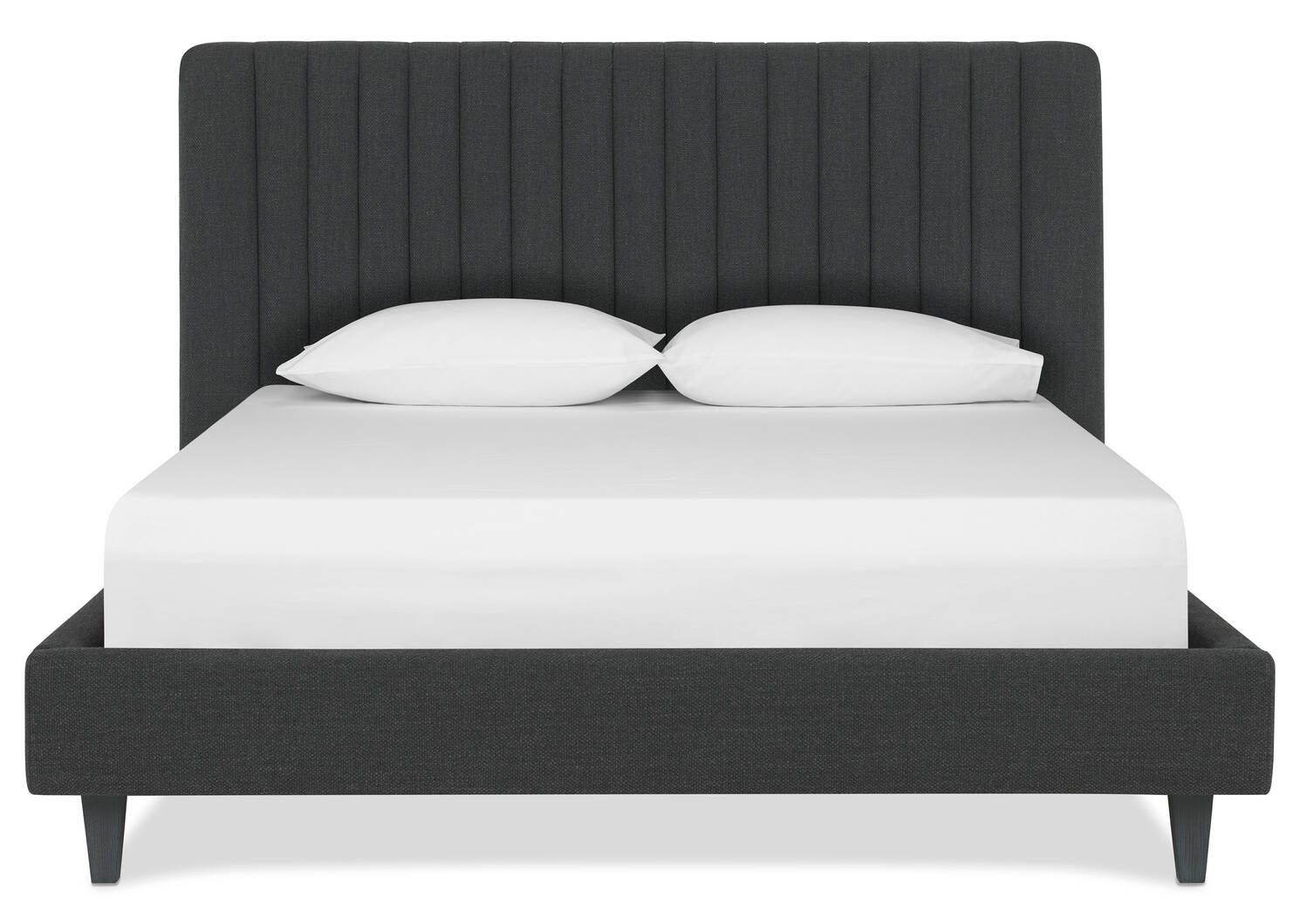 Abbott Bed -Easton Charcoal, QUEEN