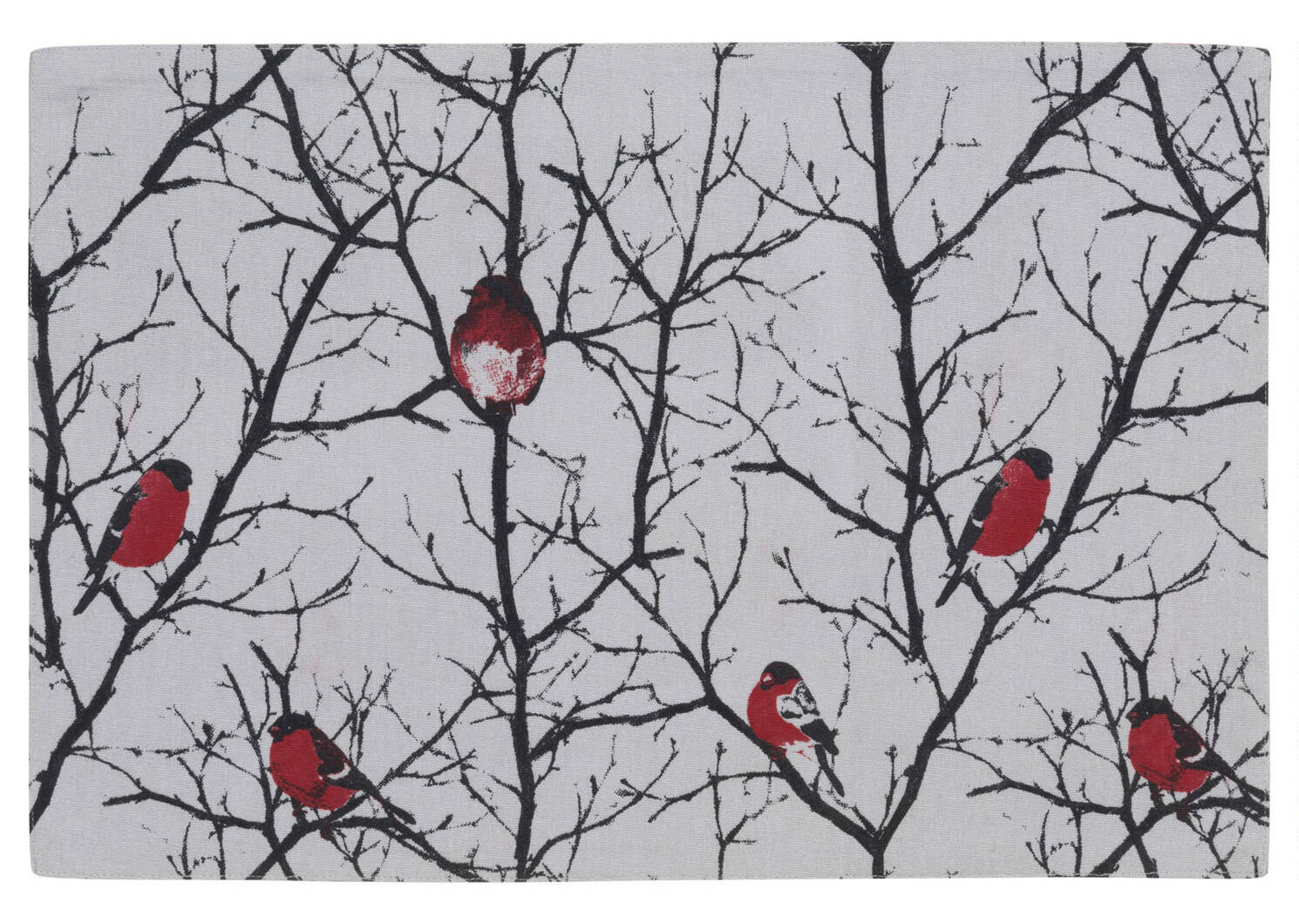 Bullfinch Placemat Red