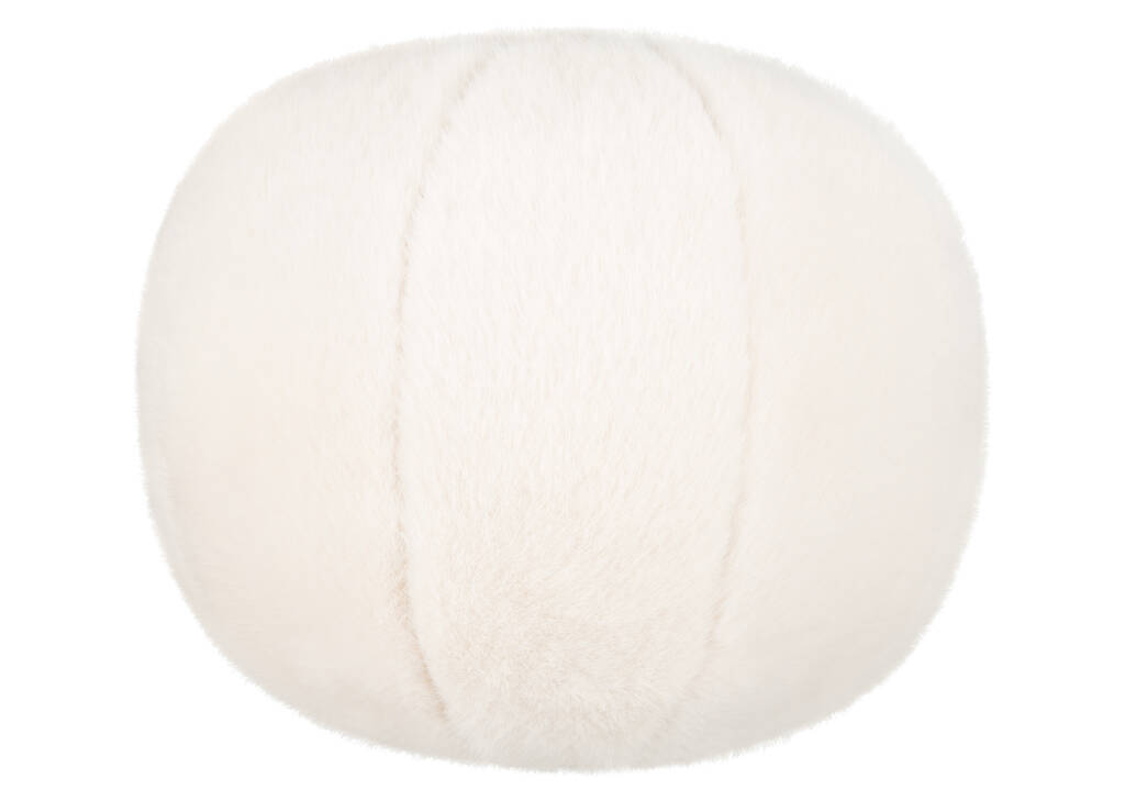 Tia Faux Fur Round Pillow