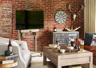Uptown TV Easel -Faded Pine