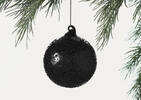 Vale Ball Ornament Black