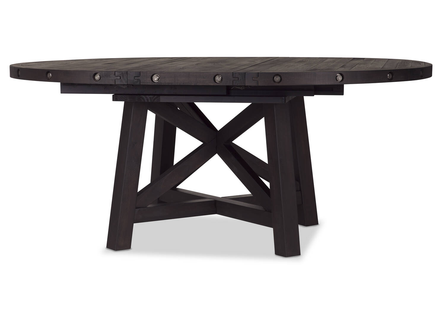 Ironside Ext Dining Table Rnd -Khal Café
