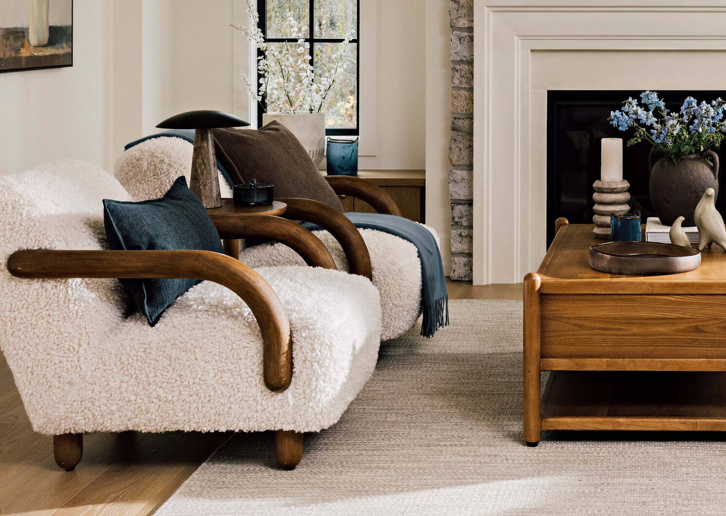 Vaughn Throw Sea Blue