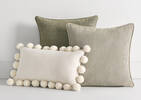 Pom Poms Pillow Set