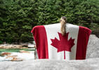 Jeté sherpa drapeau du Canada