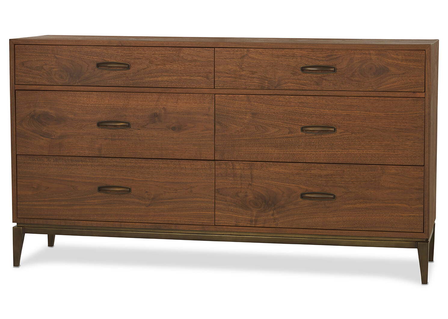 Houston 6 Drawer Dresser -Harris Walnut