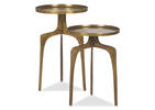 Saylish Accent Table 21" -Brass