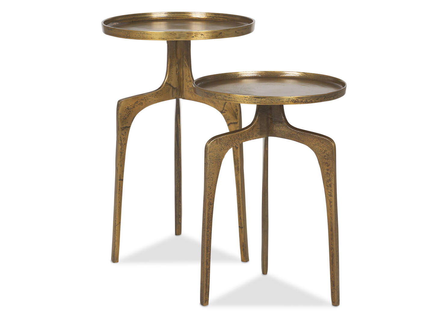 Saylish Accent Table 21" -Brass