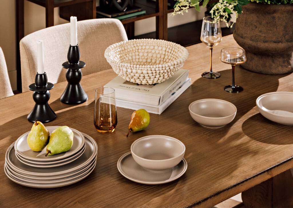 Verre long Abie topaze/cognac