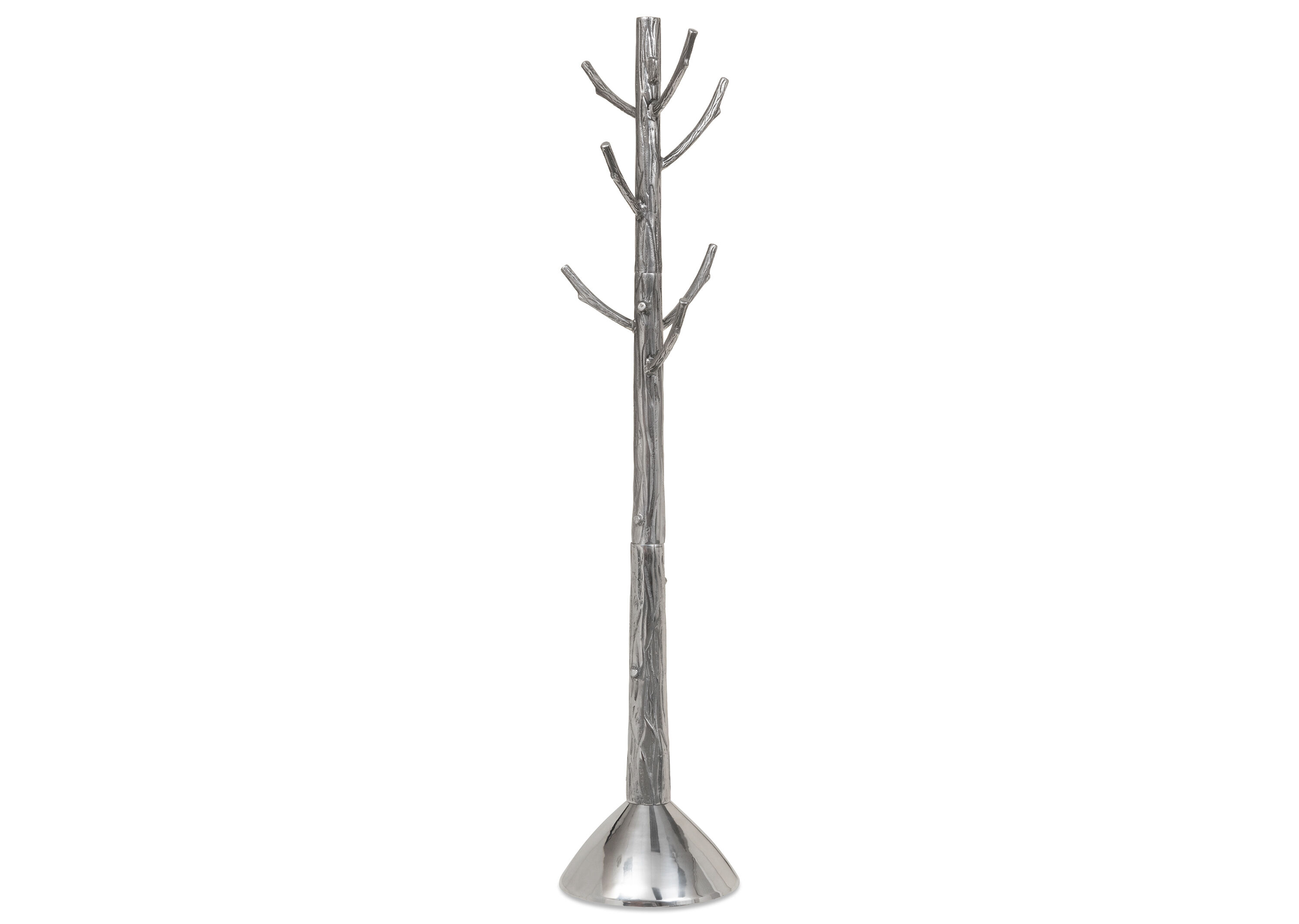 Silver coat tree best sale