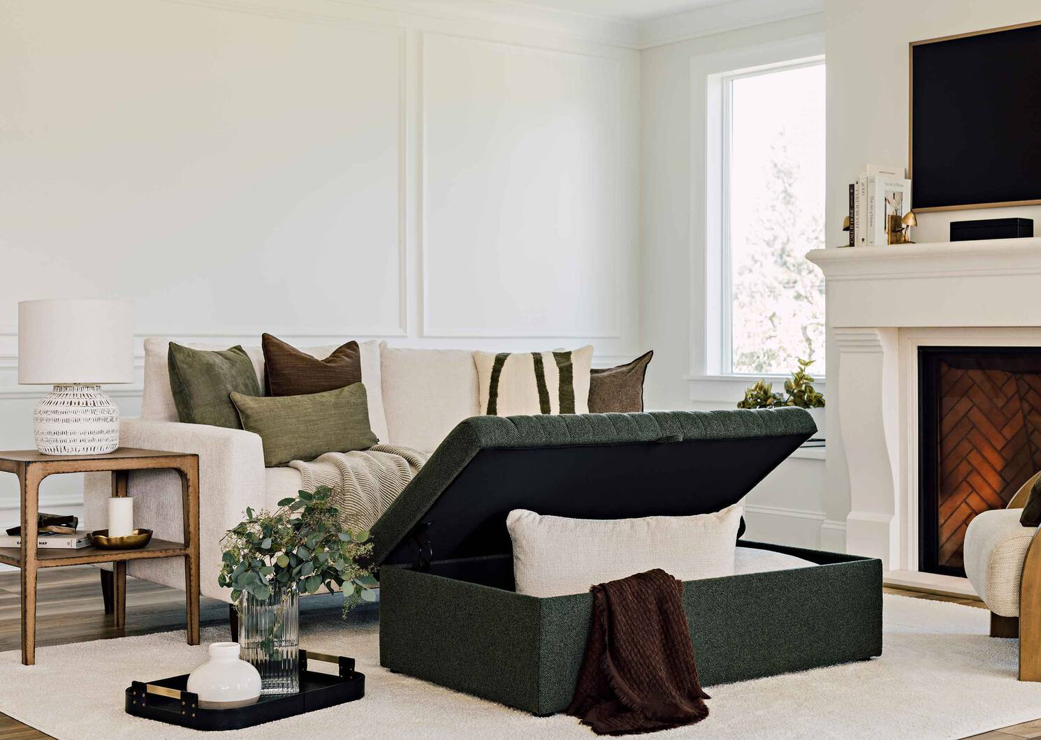 Knox Waffle Throw Brown