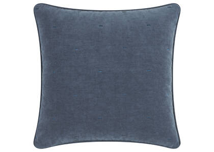 Hartmann Velvet Pillow 20x20 Sea Blue