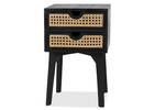 Table de chevet Chilco -Portica charbon