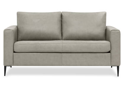 Lucca Custom Leather Loveseat