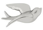 Oiseaux Wall Decor Silver