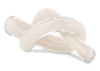 D&eacute;co en verre Knot cr&egrave;me