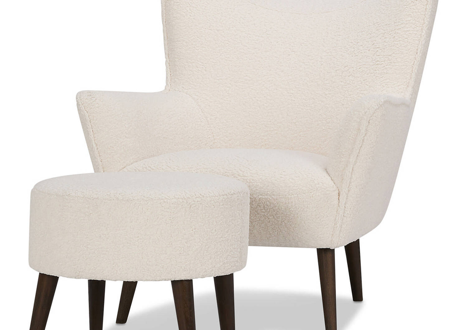 Dolly Ottoman -Woolly Natural