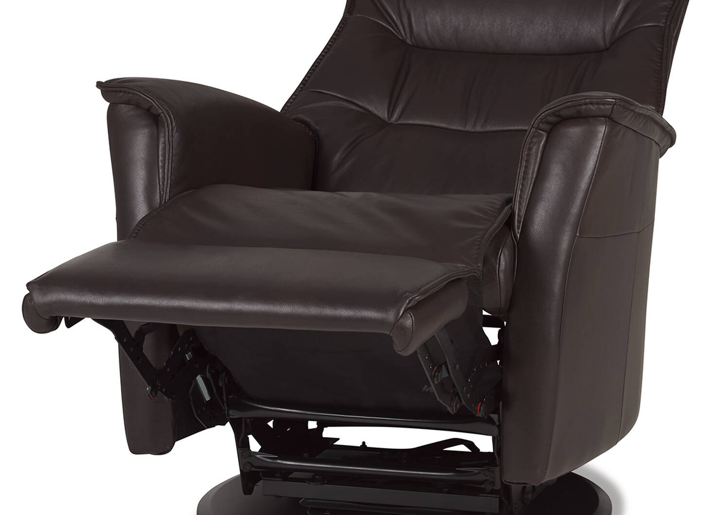 Fauteuil inc. cuir Paramount -Sol cacao