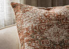 Coussin Aly Velji 24x24 crème/cann/vert
