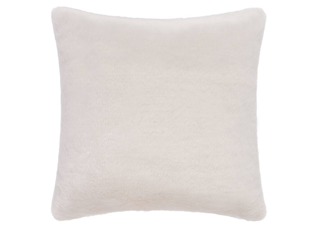 Coussin fausse fourr Winslet 20x20 crème