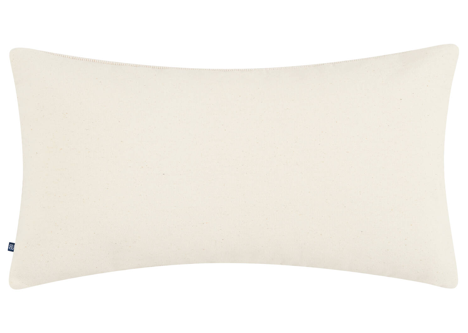 Coussin Veneta 12x22 naturel/noir