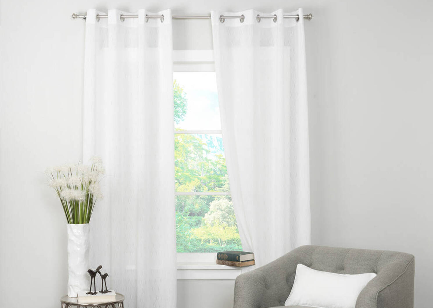 Rideau Reed 96 blanc
