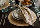 Acorn Napkins Set of 6 Natural/Fawn