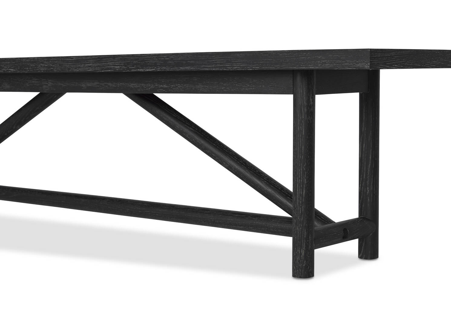 Alexi Dining Bench -Acadia Coal