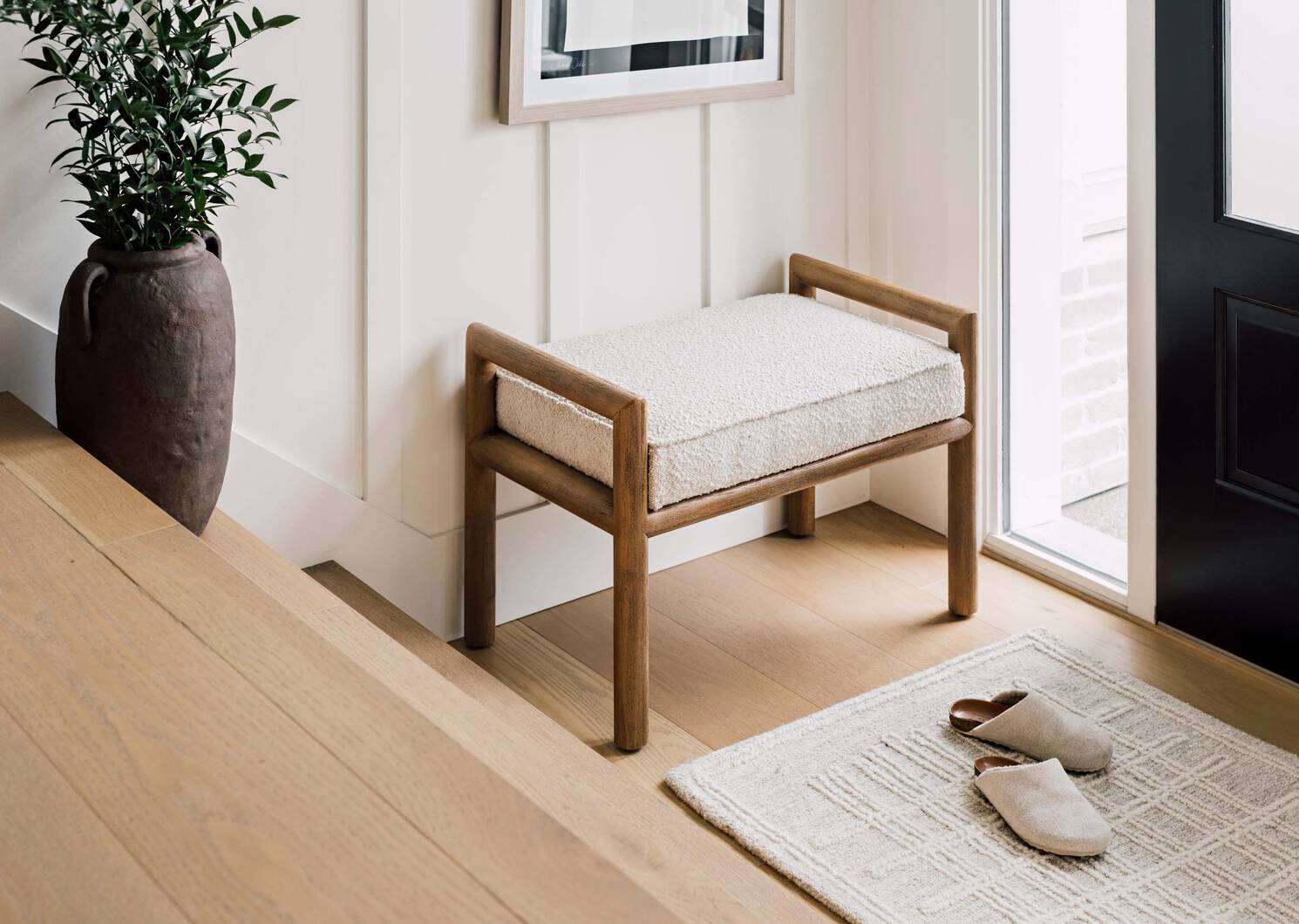 Grand vase Merrill brun