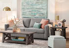 Table d'appoint Ironside -gris rustique