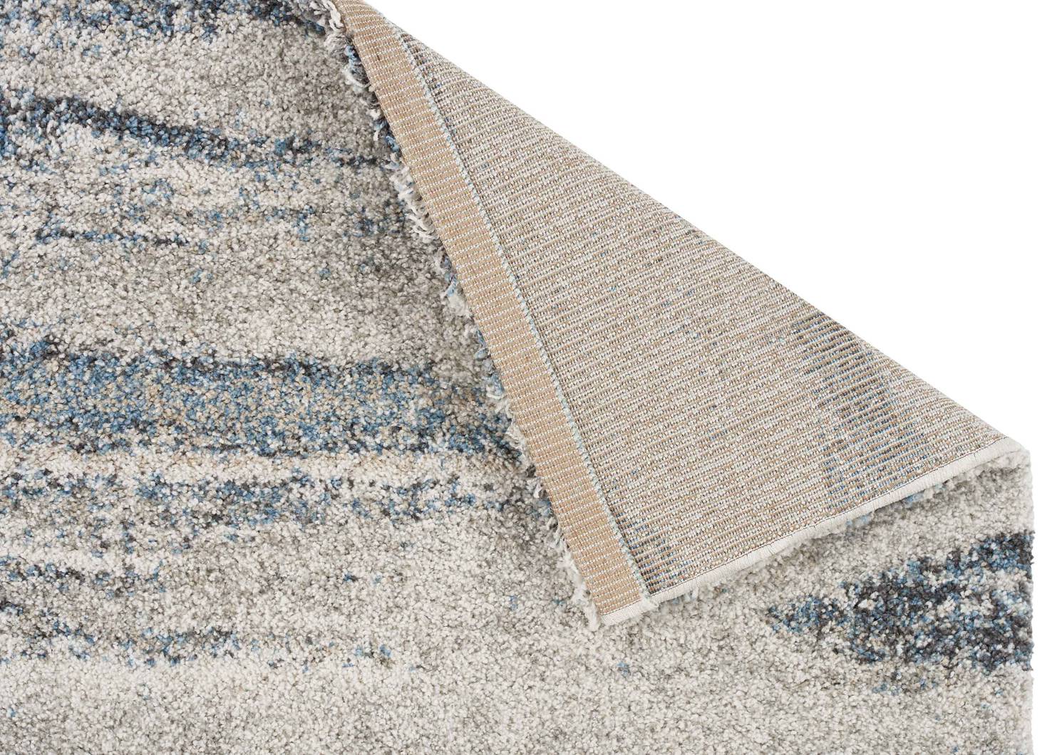 Bastion Rugs Cream/Blue