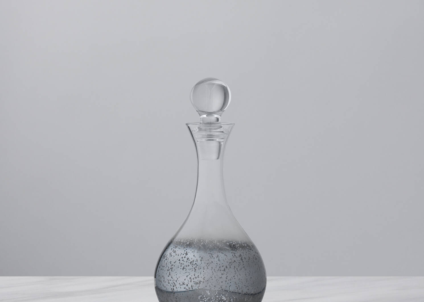 Shimmer Glassware - Silver Grey