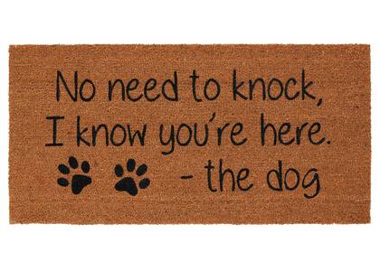 No Need to Knock Doormat