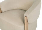 Fauteuil pivotant Alicent -Vaughn sable