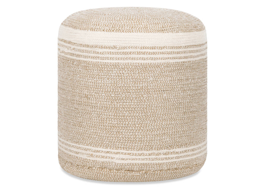 Renning Pouf Natural/Ivory