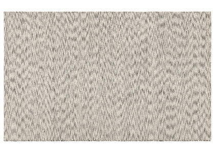 Tapis en laine Jackson 60x96 ivoire/noir
