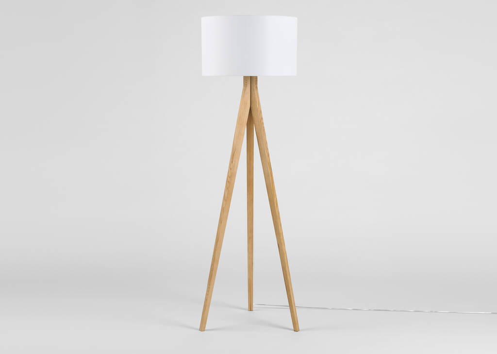 Lampe sur pied trépied Roz
