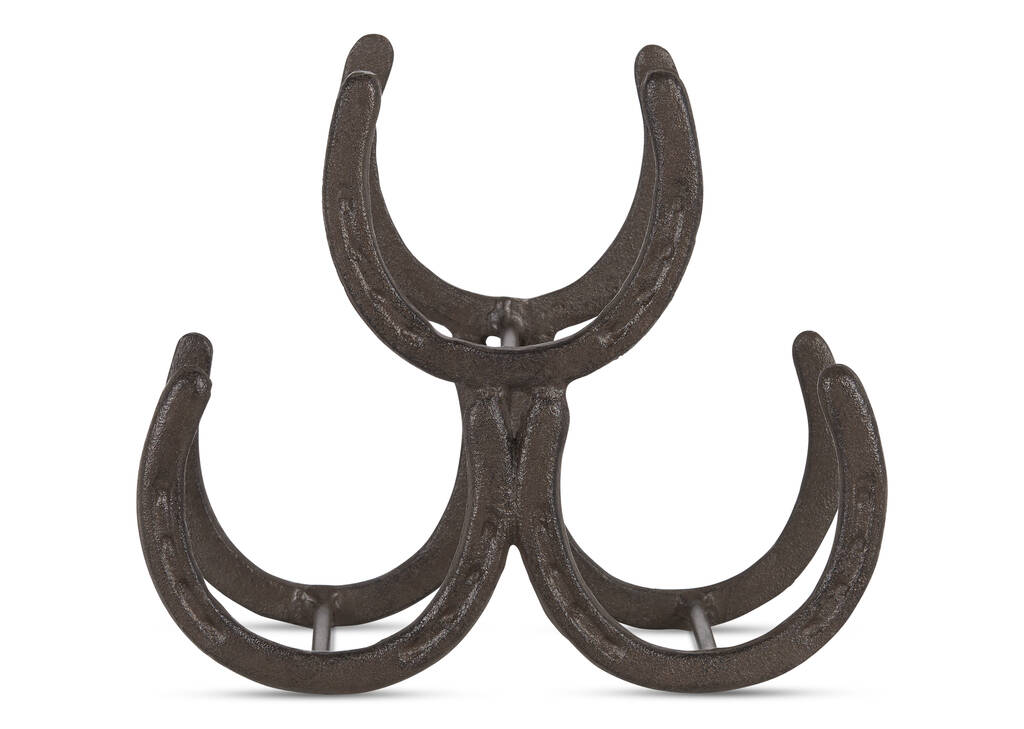 Ledger Horseshoe Wine Rack