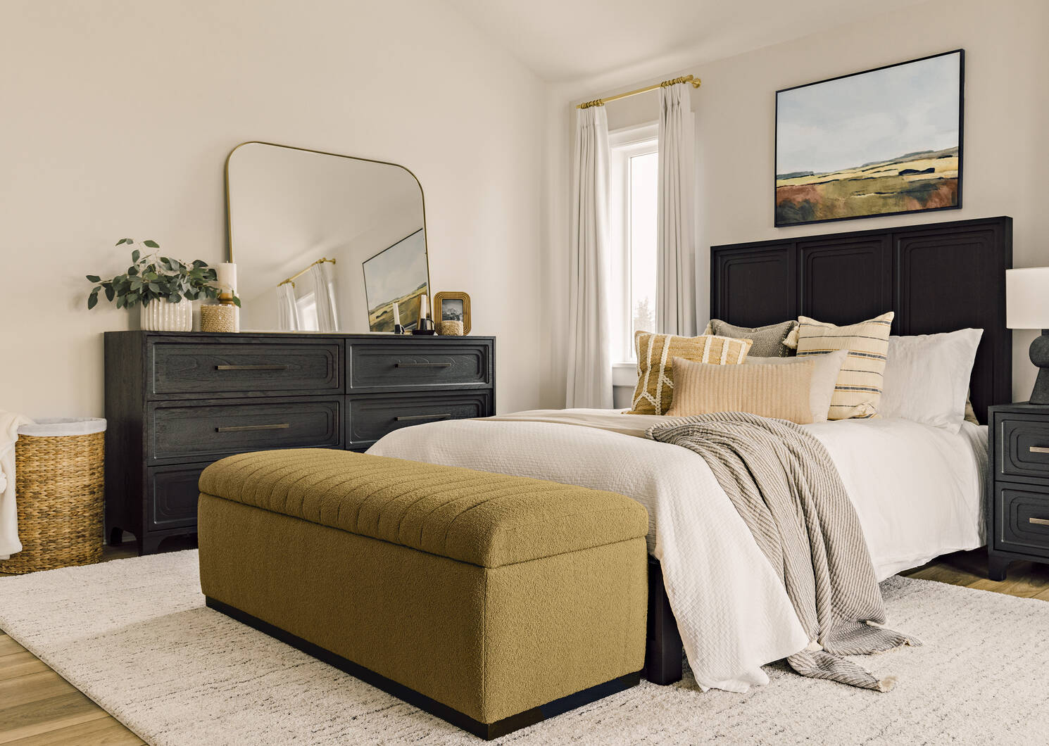 Werner Cotton Pillow 20x20 Grey