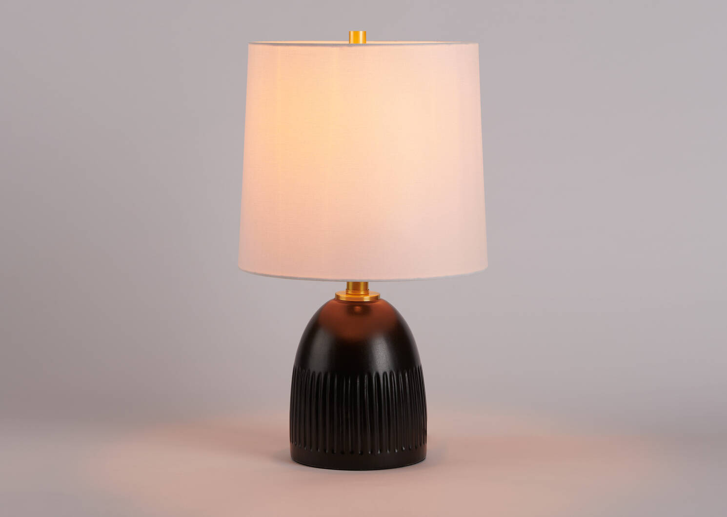 Petite lampe de table Chance noire