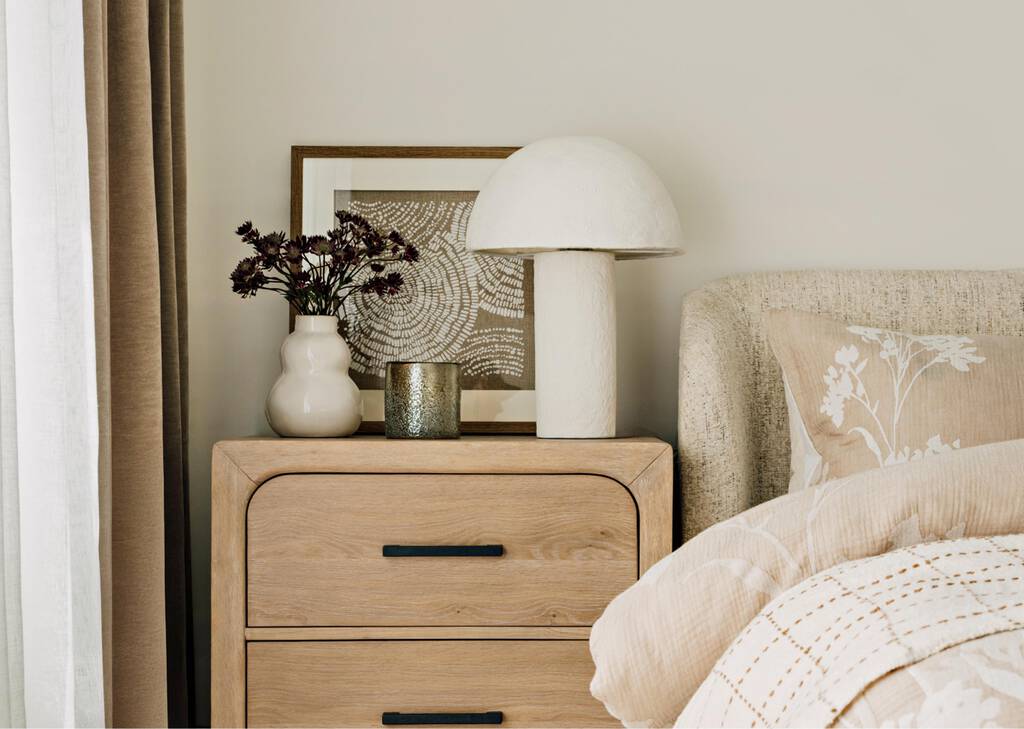 Lampe de table Tanay blanche