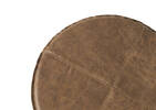 Circle Seat Cushion Faux Leather Moch