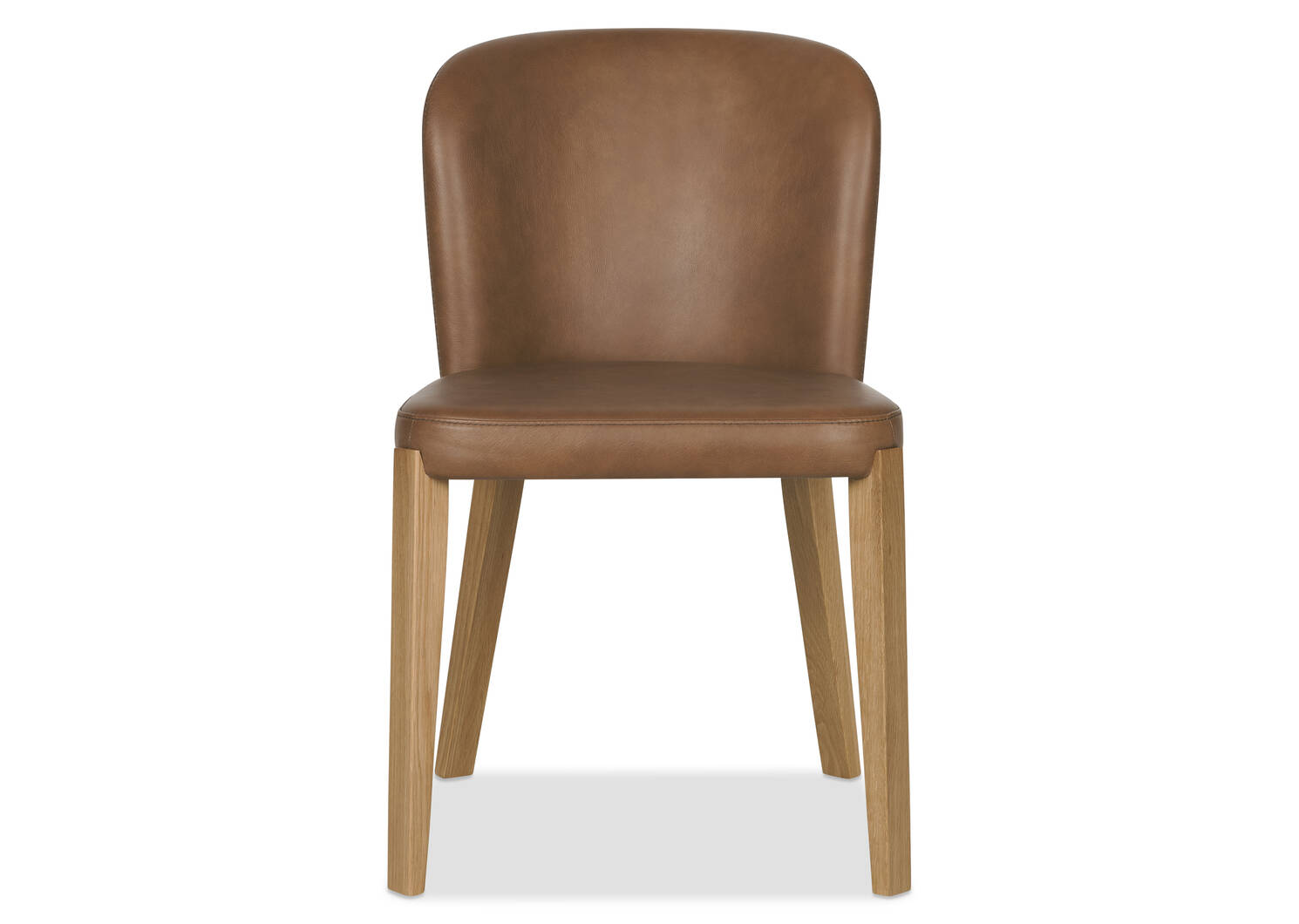 Eldridge Leather Dining Chair -Leo Mocha