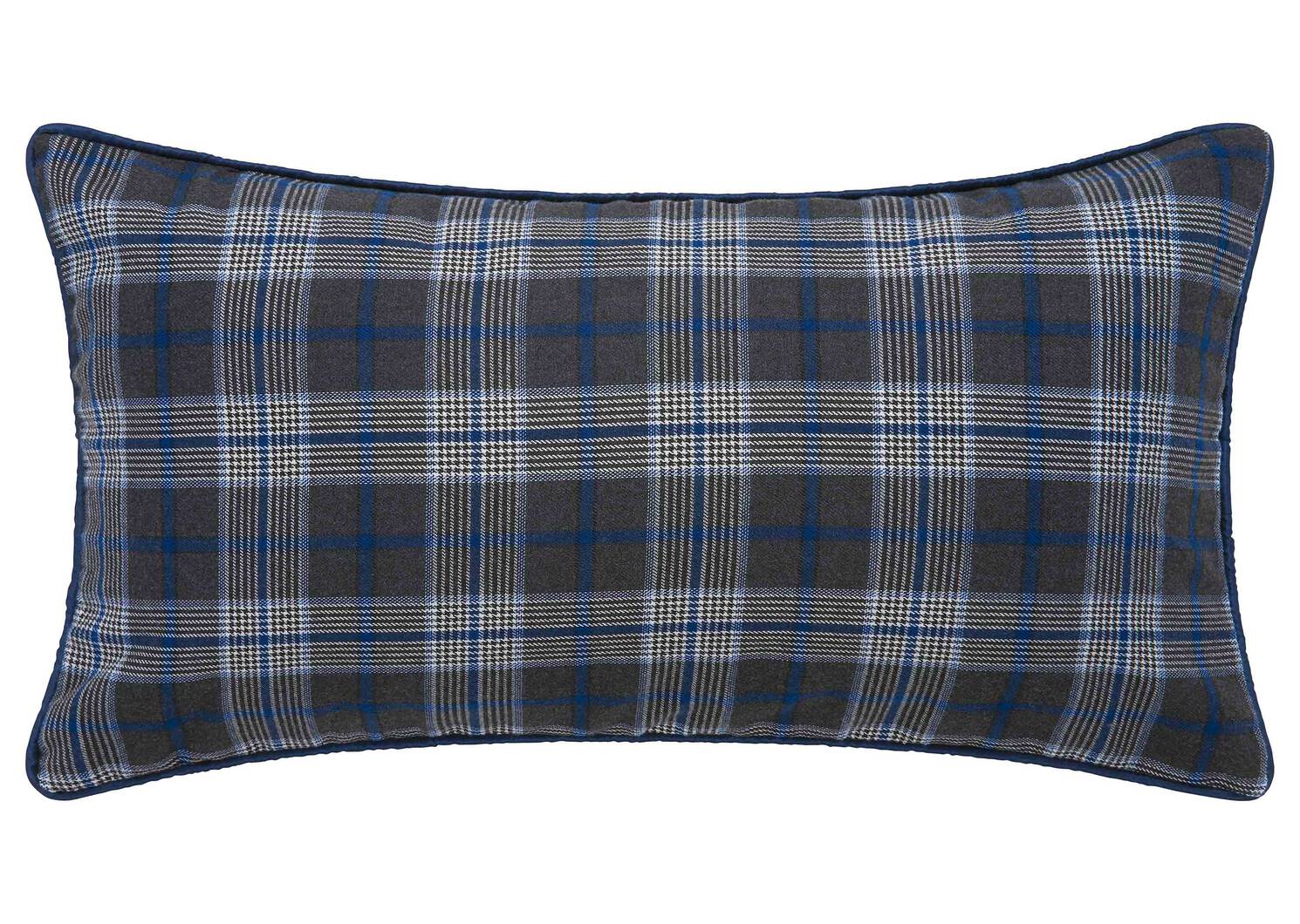 Glenn Plaid Toss 12x22 Blue/Cobble