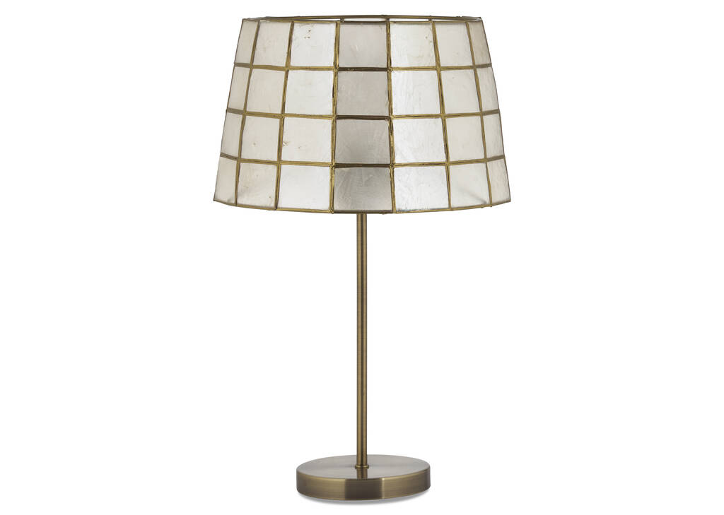 Ensley Capiz Table Lamp