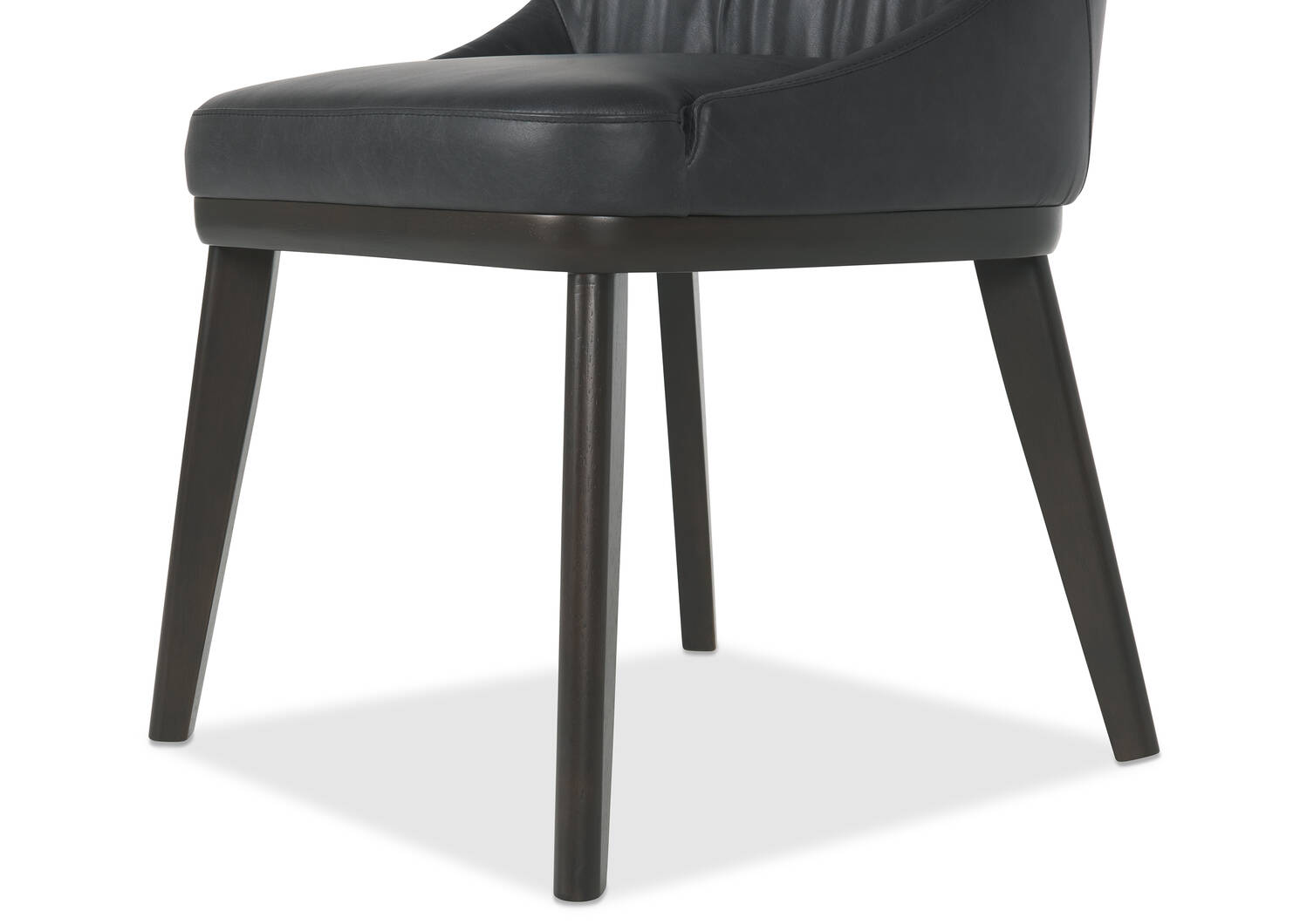 Tyse Leather Dining Chair -Madrid Coal