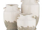 Emmaline Vase Medium White/Grey