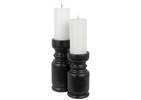 Grand porte-bougie Mariel noir